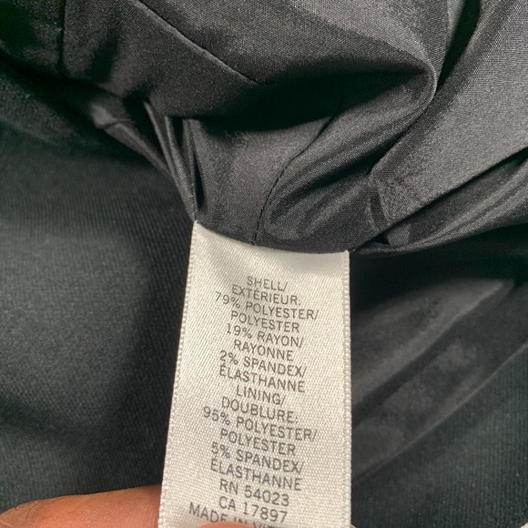 Banana Republic Jacket Womens 6 Black Causal - Picture 8 of 10